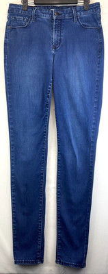 Old Navy Jeans - Womens 12 Tall - Blue - Mid Rise Skinny - SMALL HOLE (5189)