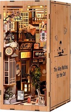 Book Nook Kit - DIY Miniature Dollhouse Kit, Japanese Style 3D Wooden Puzzle ...