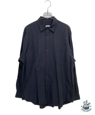 22aw comoli シャツ　サイズ4 COMOLI Comoli Shirt 22AW Cotton Shirt Long Sleeve Shirt Size: 2