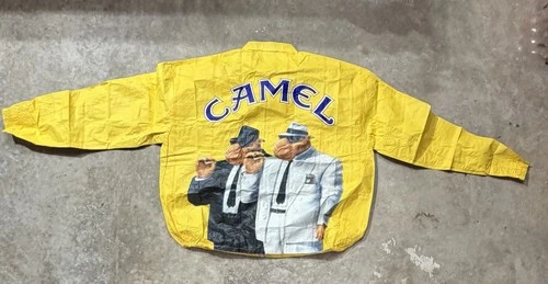 VTG 90s Camel Joe Tyvek Windbreaker Jacket XL Blues Brothers Graphic SEALED - product listing photo