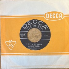 Caterina Valente : Fiesta Cubana (englisch gesungen), 7" Single von 195
