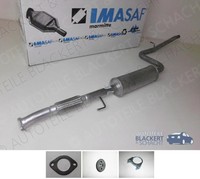 Imasaf Auspuff Msd Mitteltopf FüR Fiat Doblo + Cargo 1.6 16V
