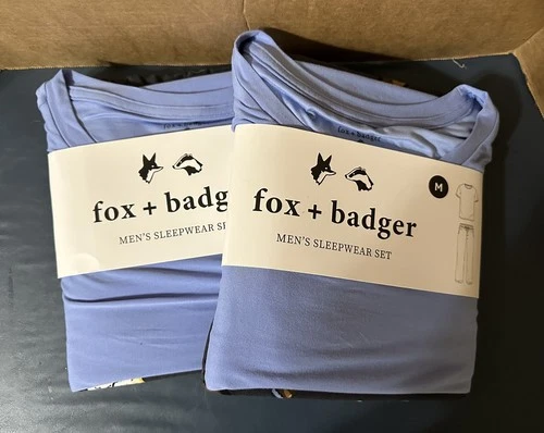 MEN’S FOX & BADGER PAJAMA SETS (NEW) (LOT 2)