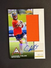 Connor Fields 2025 PLL Collectibles Premier Lacrosse Autograph Jumbo Relic 05/25