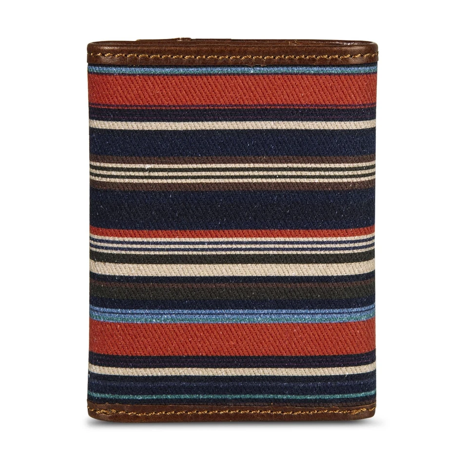 Men Pioneer Printed Cotton Trifold Wallet (Assorted Graphics), Leather/Canvas... - Image 2 of 4