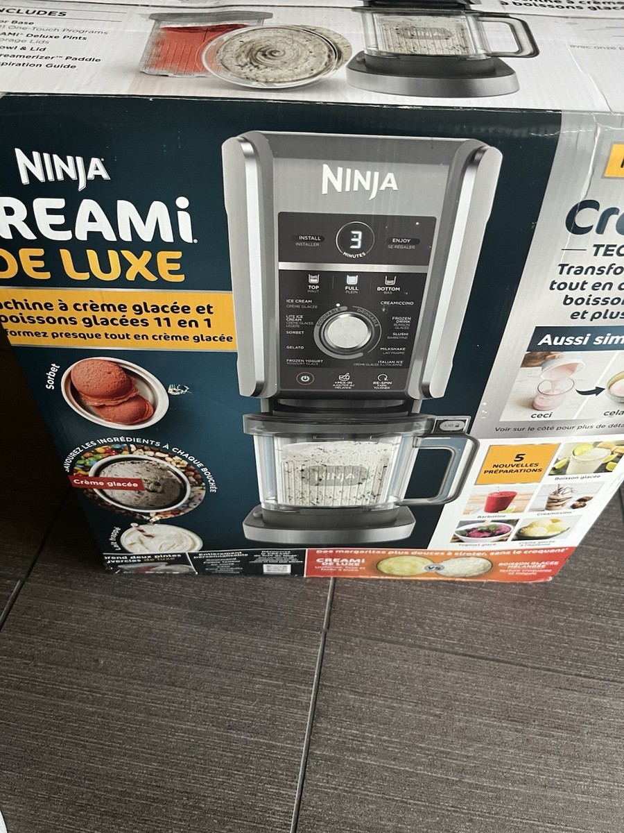 Ninja アイスクリームメーカー NC501 Amazon.com: Ninja NC501 CREAMi Deluxe 11-in-1 Ice Cream