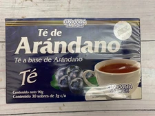 Te De Arandano 30 Sobres 100% Natural- Tea 30 tea bags Blueberry