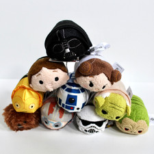 Disney Mini tsum tsum Star Wars Characters Plush 3.5" Lot of 10 NEW