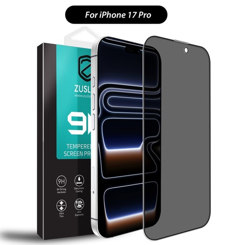 For iPhone 17 Pro Max Air 16 15 14 13 12 11 Plus Privacy Glass Screen Protector - Photo 15 sur 51