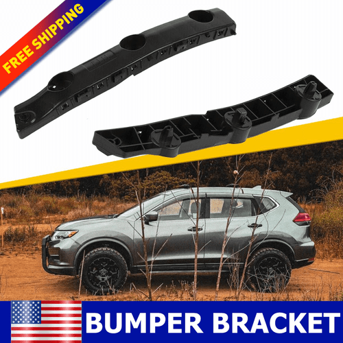For Nissan Rogue 2014-2019 Bumper Brackets Front Driver Passenger Side Pair - Picture 1 of 17
