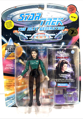 Star Trek TNG Lt. Commander Deanna Troi 5'' Action Figure 1994 Playmates NIP