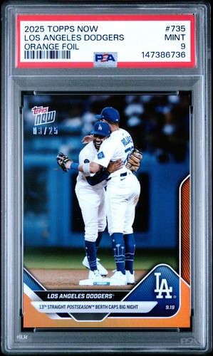 2025 Topps Now 735 LOS ANGELES DODGERS®