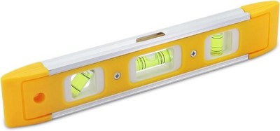 9 Inch Magnetic Torpedo Level Small Leveling Tool with 3 Bubble Spirit Levels