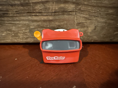 Mini View-Master  Red Viewer with Key Ring
