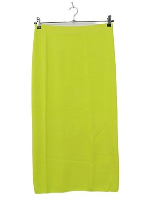 HALLHUBER DONNA Strickrock Damen Rock Gr. DE 38 grün Casual-Look