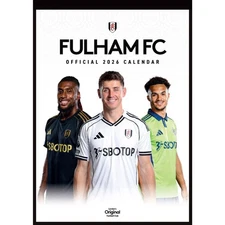 2026 Calendar Fulham FC Month to View A3 Football Official Product