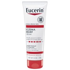 Eucerin Eczema Relief Cream, Colloidal Oatmeal  Ceramide Moisturizer, 8oz