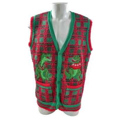 Blizzard Bay XL Drachen Weihnachts Cardigan Pullover NWOT