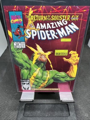 2024 marvel masterpieces 92 platinum Electro Pink Lasers Variant Cover /692