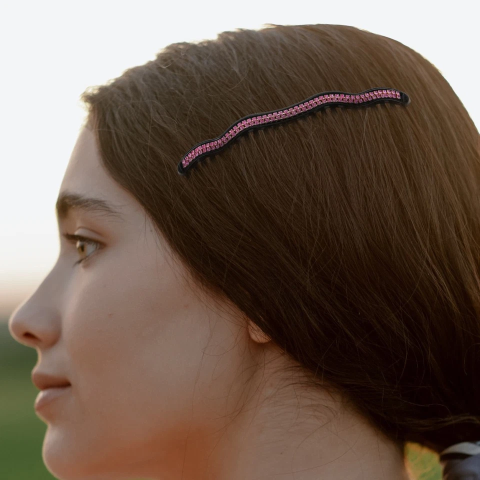 7 piezas de metal peine de pelo peines pequeños para mujer novia deslizamiento pinza para el cabello Foto 3 de 4