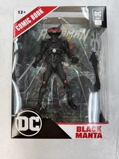 MCFARLANE DC MULTIVERSE BLACK MANTA PAGE PUNCHERS W  COMIC 7  ACTION FIGURE