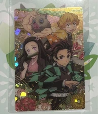 Demon Slayer Wafer Card Tanjiro Inosuke Zenitsu Nezuko Pillars Back Collector Ca
