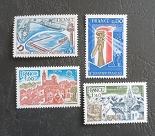 1977 Timbre France Neuf .Y&T N 1925,1926,1928,1929,non oblitérés,Très bon état.