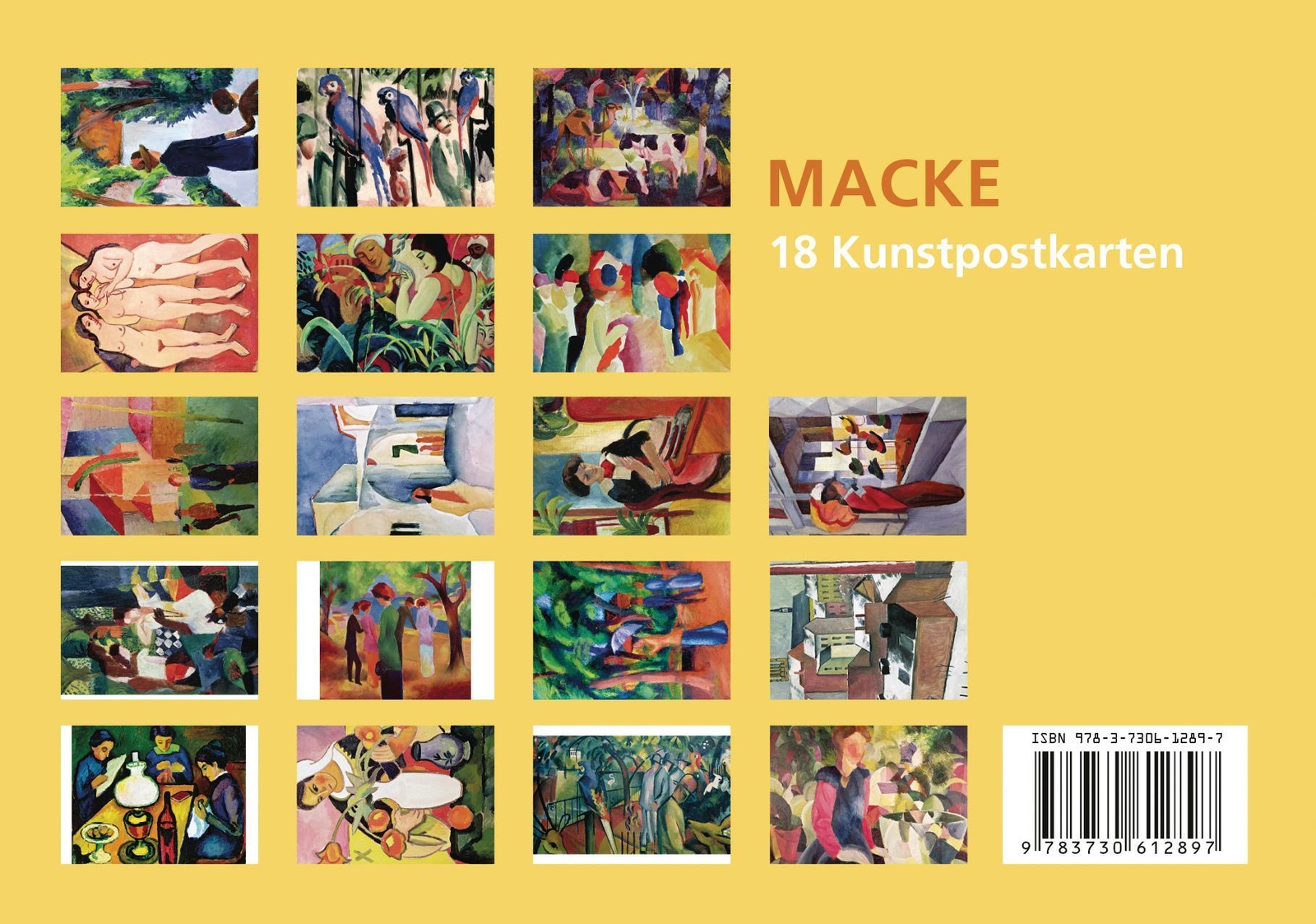 Thumbnail - Postkarten-set August Macke August Macke Stück Anaconda Postkarten 20