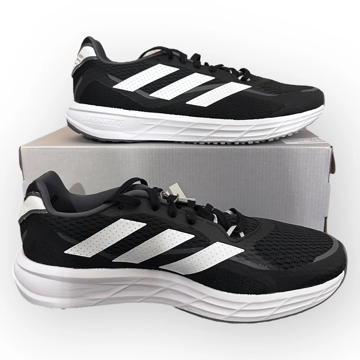 New adidas SL20.3 Black White Men\'s Running Shoes Size 12 adidas Running Shoe SL20.3 - Core Black/Footwear White Women main image 2