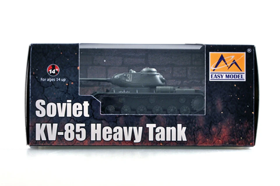 Easy Model 1/72 Soviet KV-85 Heavy Tank "White 31" Plastic Finished Model #35129 - Image 4 of 4