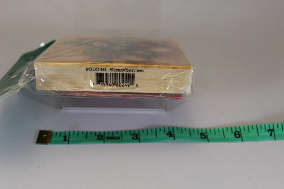 Stamps Happen клубника 4 дюйма квадратный дизайн Линды Грейсон 80249 - Изображение 4 из 4