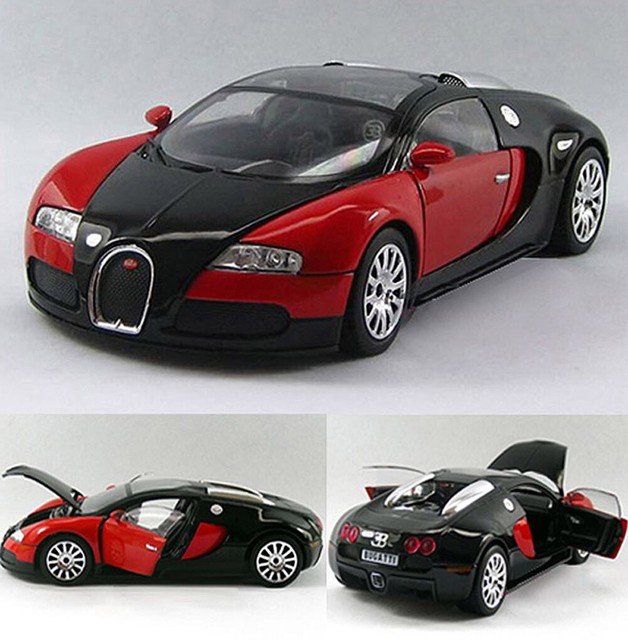 Bugatti Veyron 1 24 Alloy Diecast Limited Edition Model Car Red Black For Sale Online Ebay