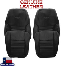 1999 2000 2001 2002 2003 2004 Ford Mustang Gt Front Leather Seat Covers Black 1999 2000 2001 2002 2003 2004 Ford Mustang Gt Front Leather Seat Covers Black