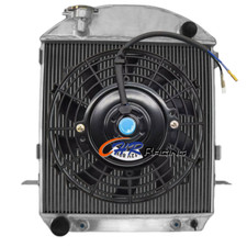 3 Row Aluminum Radiatorfan For 1924-1927 Ford Model T Bucket Wford Engine