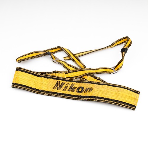 Original Vintage Gelb 80er 90er Nikon Strap F2 F3 F4 FM2 FE2 F6 FM3A Kamera Hals - Bild 5 von 7