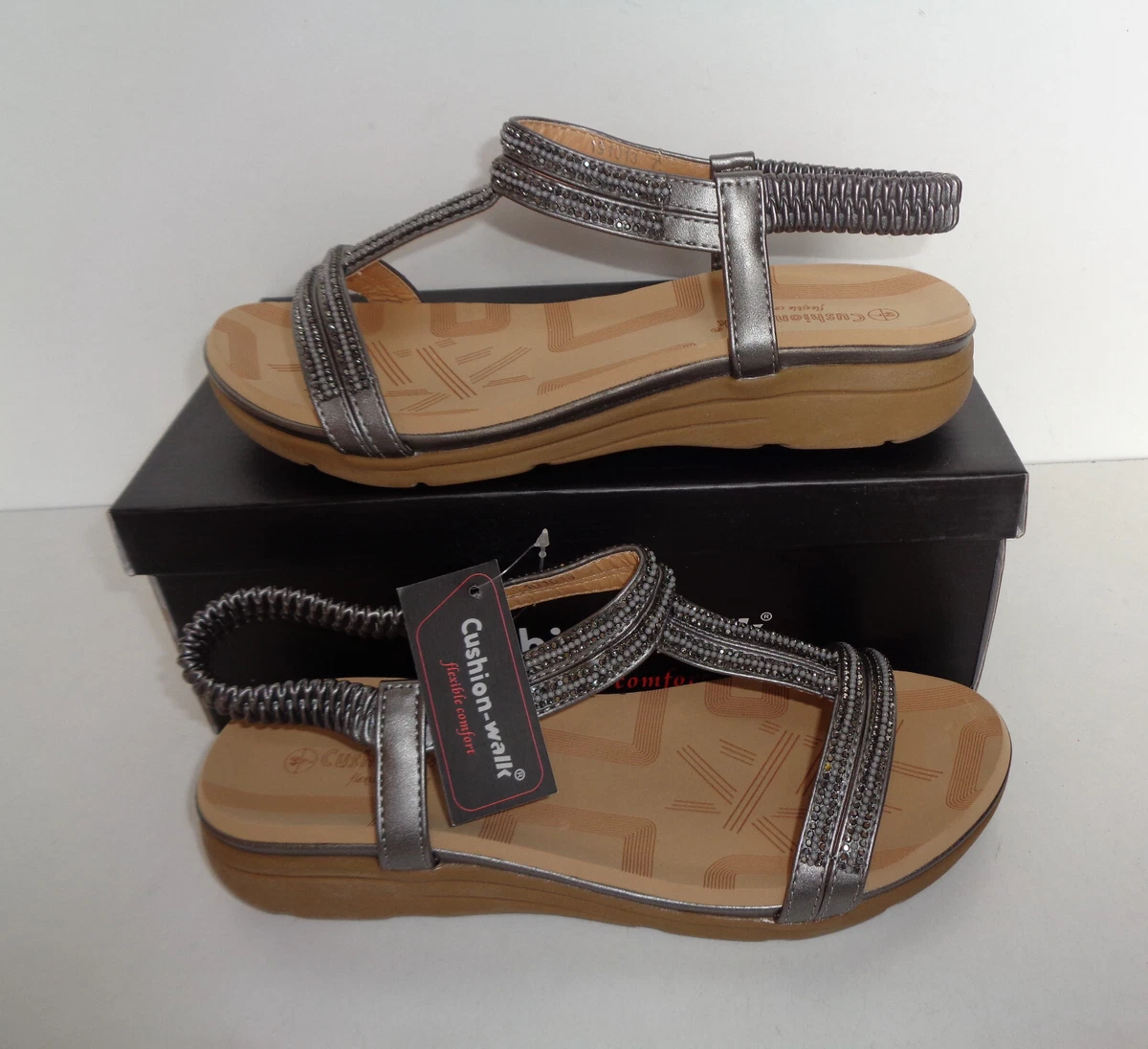 Cushion walk sales sandals ebay