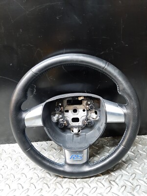 FORD FOCUS MK2 2008-2011 ORIGINAL RS 3 SPEICHEN BLAUE NÄHTE LEDERLENKRAD