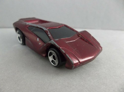Hot Wheels 1999 McDonalds Burgundy Diecast Sports Car - Picture 7 of 10