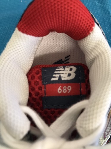 New Balance shoes. Red, Silver & Black. String Tie. Toddlers Size 2. New no Box - Picture 6 of 8