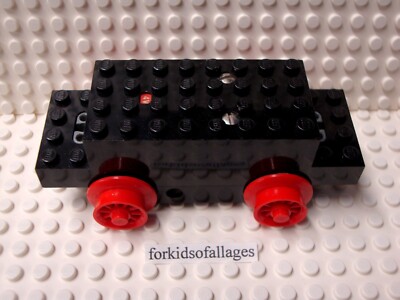 LEGO Train BUHLER Black 4v Locomotive Motor Not Tested Vintage 