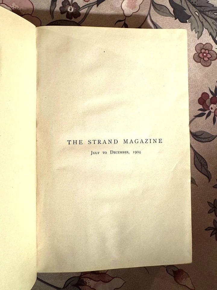 1st Print Sherlock Holmes A Conan Doyle - The Strand Magazine - Vol 28 1904 - Image 3 of 4