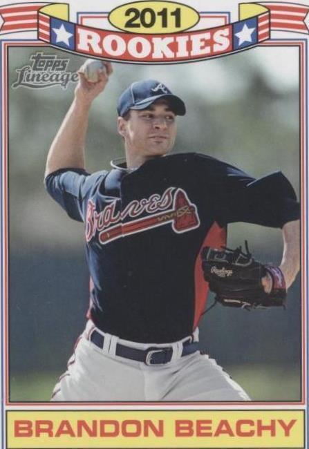 2011 Topps Lineage - Brandon Beachy #12 - 1 of 1
