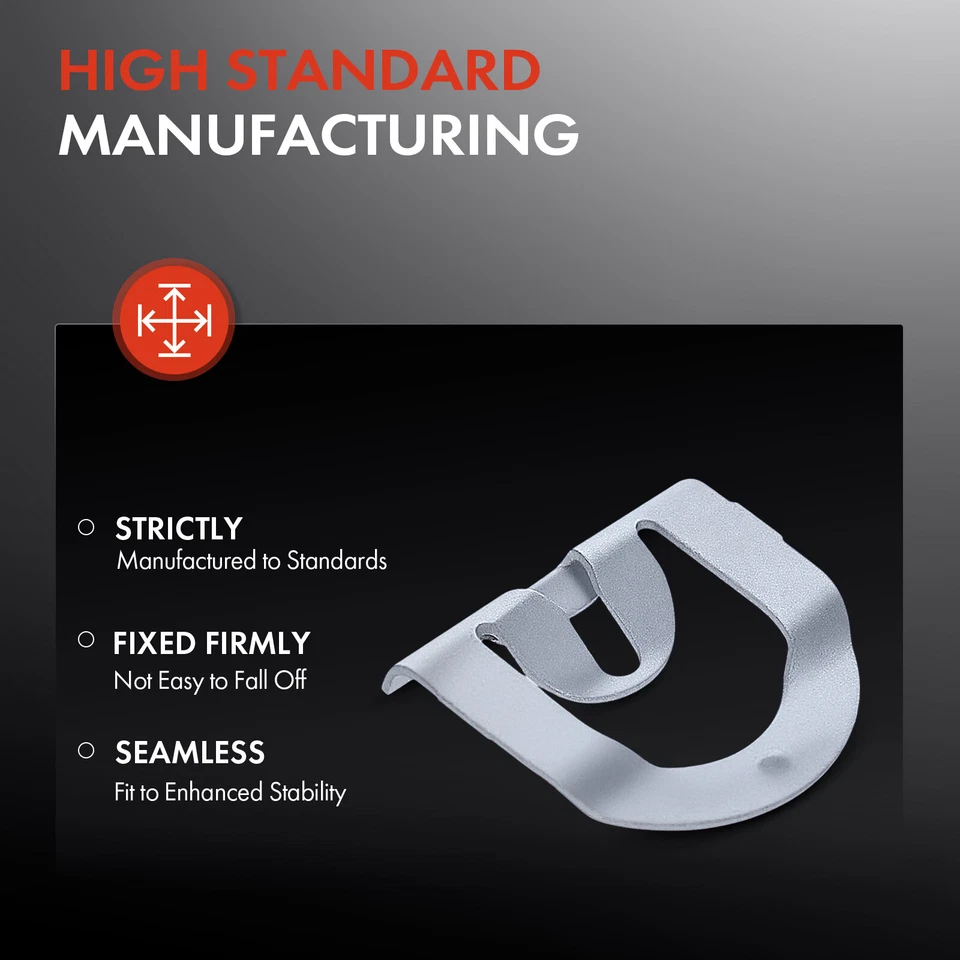 50 piezas clips de retención de molduras de revelación de ventana de acero galvanizado de 23,81 mm para Buick Foto 3 de 4