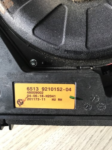 BMW Harman Kardon O/S RH Central Bass Speaker F30 F31 3 SERIES 6513 9210152 - Picture 2 of 4