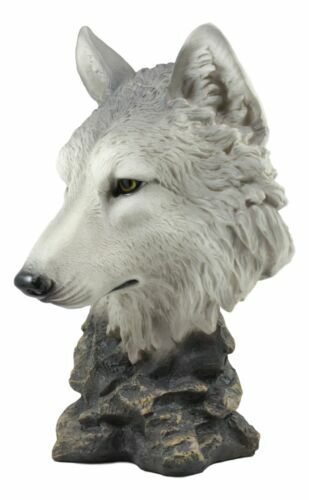 Große 16"H Bloodlust Alpha Wolf Pack Jäger Büste Figur Rocky Mountains Tim... - Bild 4 von 7