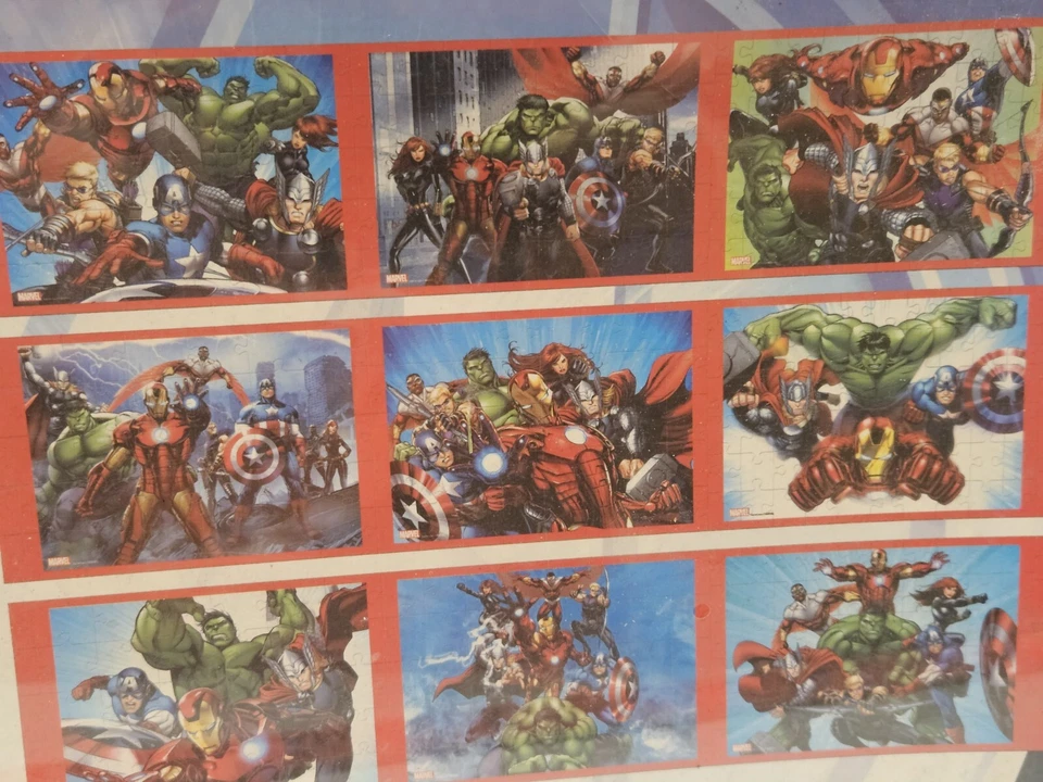 Disney Marvel Avengers Montar Puzzle 9 en 1 - 390 piezas - NUEVA Gorra Hulk Thor Foto 3 de 4