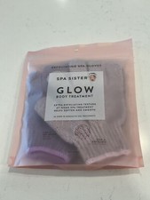 SPA SISTER Glow Body Treatment x2 Pair Gloves. Pink Purple. NEW.