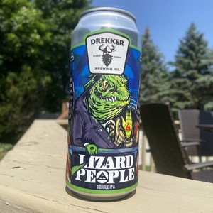 Lizard People Conspiracy IPA Empty Beer Can