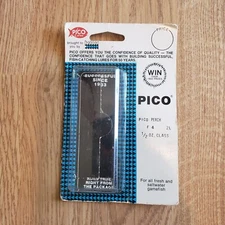 Scarce Vintage Heddon PICO Perch Lure Hang Card (6"×4") marked F 4 2L 