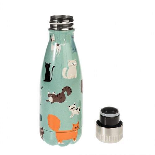 Edelstahl Isolierflasche Wasserflasche Rex London 260ml Trinkflasche Hund Katze - Picture 12 of 39
